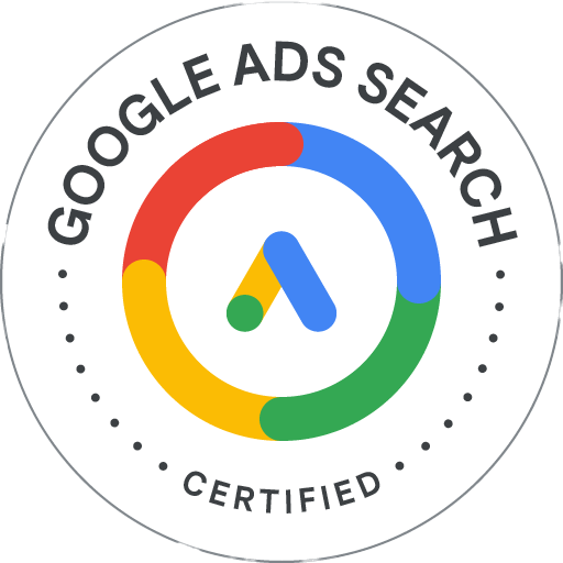 Agence Google Ads - Badge de certification Google Ads Search